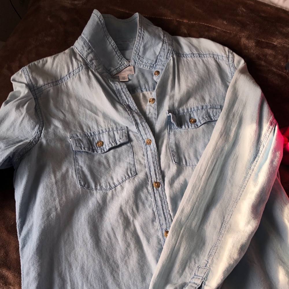 Denim Button Up